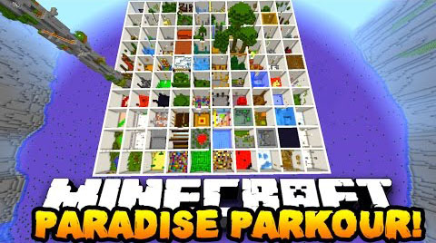 Minecraft Parkour Paradise 3 скачать карту - фото 3