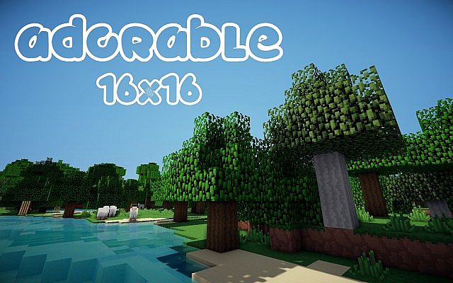 Adorable Resource pack 1.7.10/1.7.2/1.6.4 [16x]
