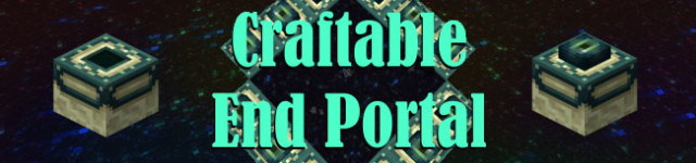 Craftable-End-Portal-Mod