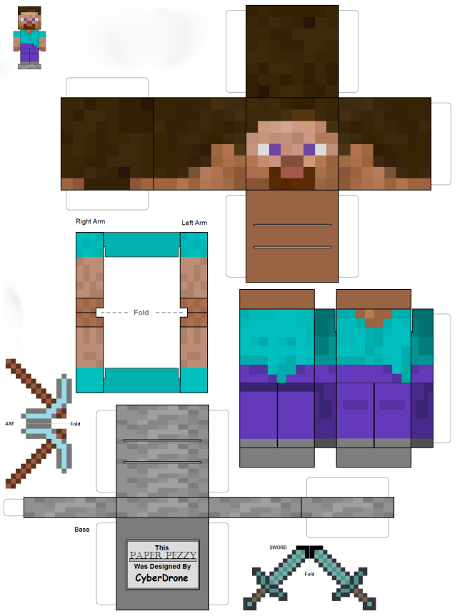 paper_pezzy__steve___minecraft___by_cyberdrone-d4ptdaz (1)