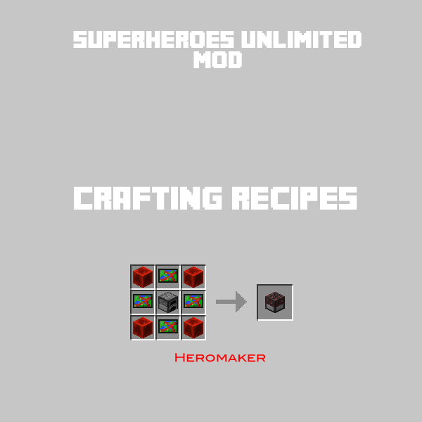 Superheroes Unlimited 1.7.10 1.6.4 (Superheroes) &#8211; Minecraft Mods