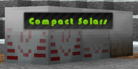 Compact Solars [1.12.2] [1.11.2] [1.10.2] [1.7.10]