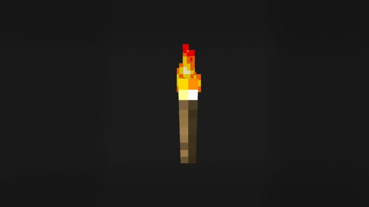 The Middle Torch — отдельная кнопка для факела [1.12.2] [1.11.2] [1.10.2] [1.7.10]