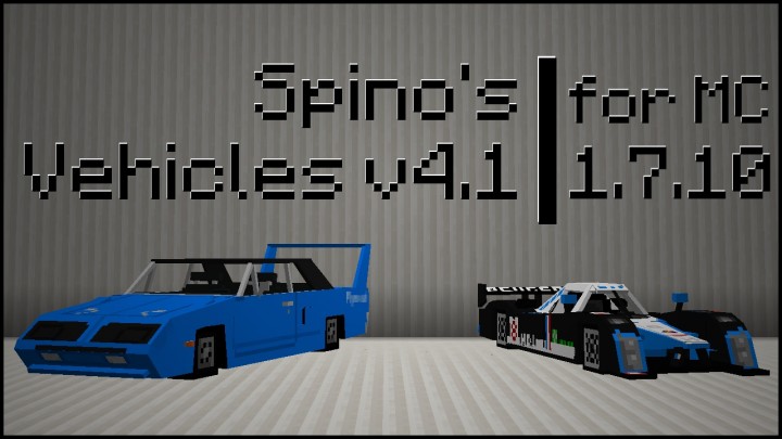 Spino’s Vehicles [1.12.2] [1.7.10] (мод на 100 машин)