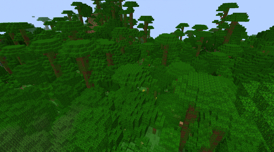 Minecraft jungles