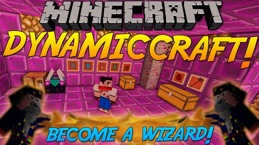 DynamicCraft [1.7.10] (стань волшебником) - Моды для Майнкрафт