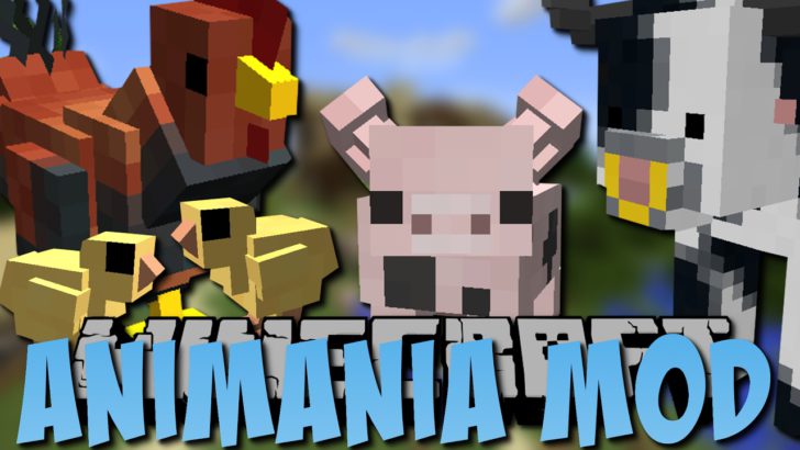 Animania [1.12.2] [1.11.2] [1.10.2] (цыплята, коровы, свиньи, хорьки)