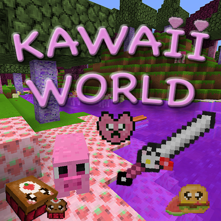 Kawaii World! 1.16.3 1.15.2 1.12.2 (16x) &#8211; Minecraft Texture Pack