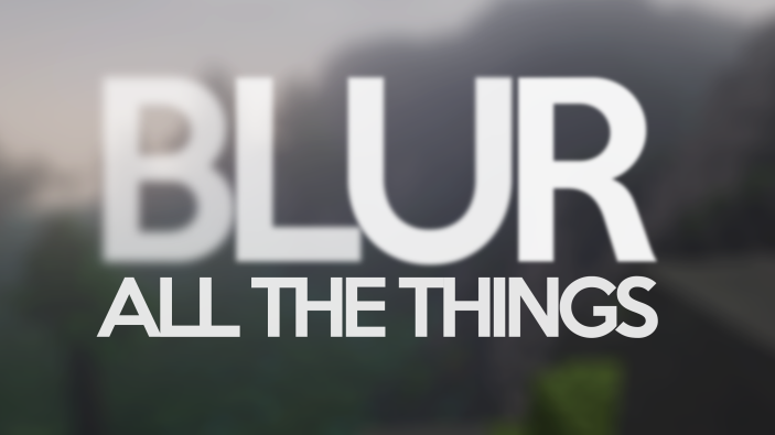 Blur [1.20.4] [1.19.4] [1.16.5] [1.12.2] (размытие заднего фона)