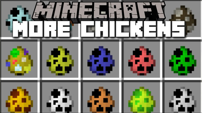 Too Many Chickens (TMC) — 20 новых видов куриц [1.12.2] [1.11.2] [1.10.2]