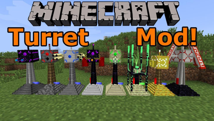 Turret Mod Rebirth 1.12.2 1.7.10 &#8211; Minecraft Mods