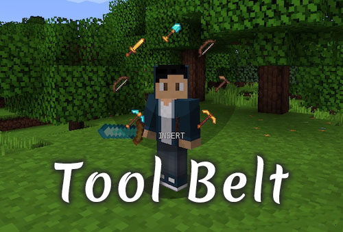 Tool Belt [1.19.2] [1.18.2] [1.16.5] [1.12.2] (пояс для оружия и инструментов)