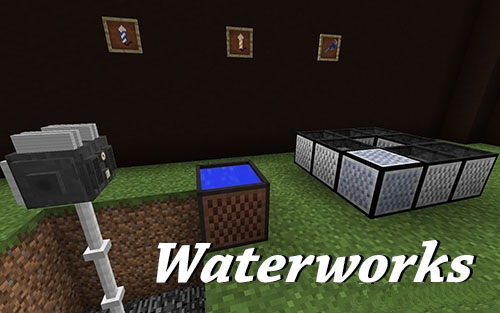 Waterworks [1.16.5] [1.15.2] [1.12.2] (насос для воды, водосборник)