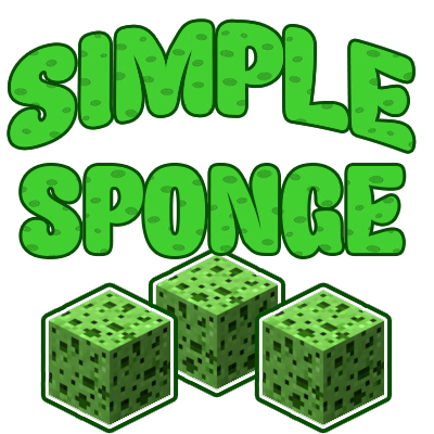 Simple Sponge [1.16.5] [1.12.2] (губки для лавы и воды)