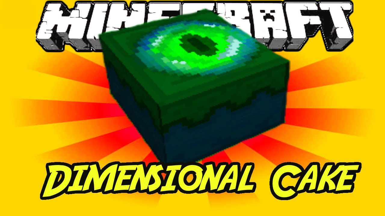 Dimensional Cake — торт-портал в край [1.12.2] [1.9.4] [1.8.9] [1.7.10] -  Моды для Майнкрафт