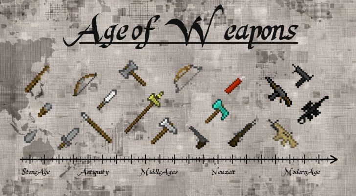 Age of Weapons [1.20.4] [1.19.4] [1.18.2] [1.12.2] — оружие, броня и магия