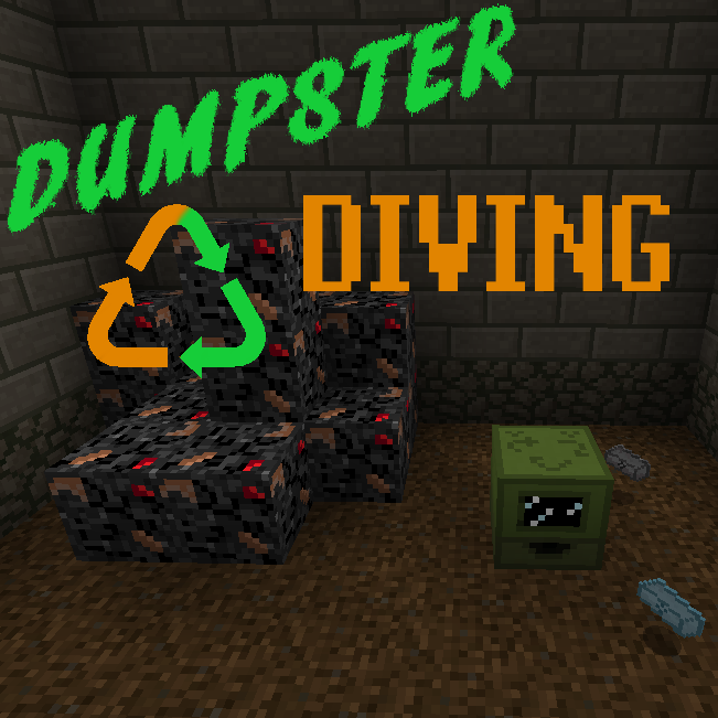 Dumpster Diving — утилизация мусора [1.12.2]