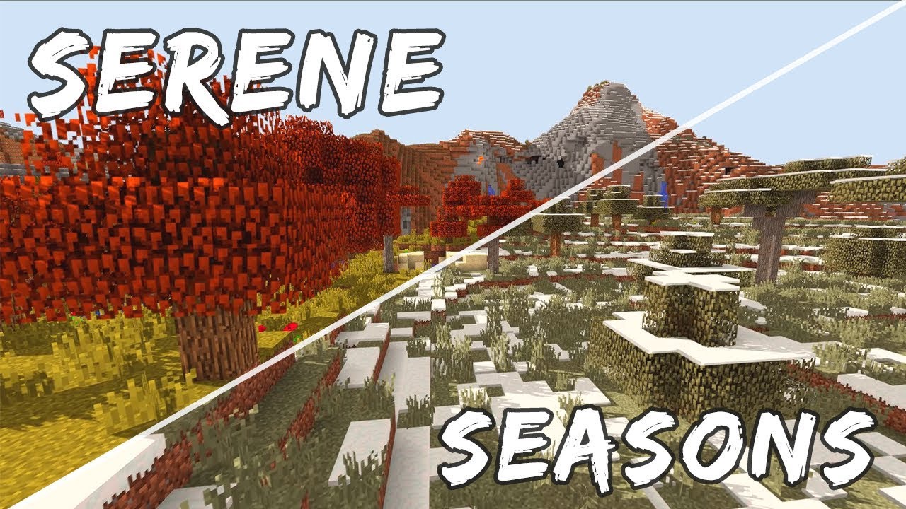 Serene Seasons [1.20.4] [1.19.4] [1.16.5] [1.12.2] (смена времен года) -  Моды для Майнкрафт