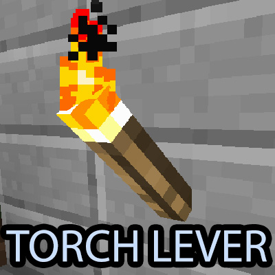 Torch Lever — факел-рычаг [1.13.2] [1.12.2]