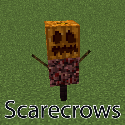 Scarecrows [1.19.3] [1.18.2] [1.16.5] [1.12.2] (пугало)