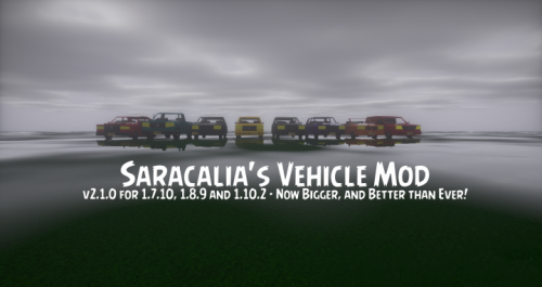 Saracalia’s Vehicles — декоративные машины [1.10.2] [1.8.9] [1.7.10]