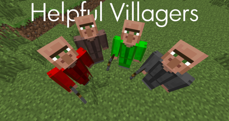 Helpful Villagers [1.7.10] (умные деревенские жители)