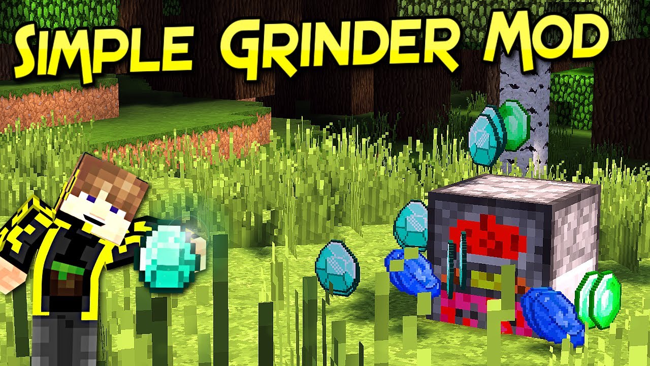 Simple Grinder [1.17.1] [1.16.5] [1.14.4] [1.12.2] (дробилка) - Моды для  Майнкрафт