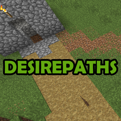 DesirePaths — протаптывание тропинок [1.12.2]