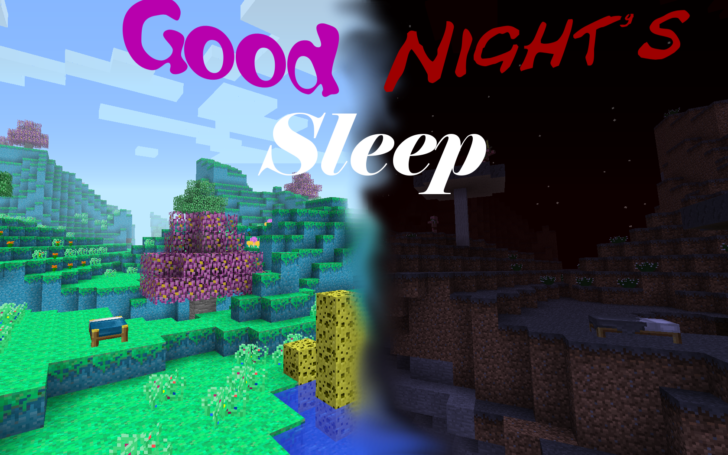 Good Night’s Sleep [1.20.4] [1.19.4] [1.16.5] [1.12.2] (измерение снов)