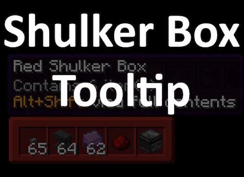 ShulkerBoxTooltip [1.20.4] [1.19.4] [1.18.2] [1.16.5] (ящик шалкера в инвентаре)