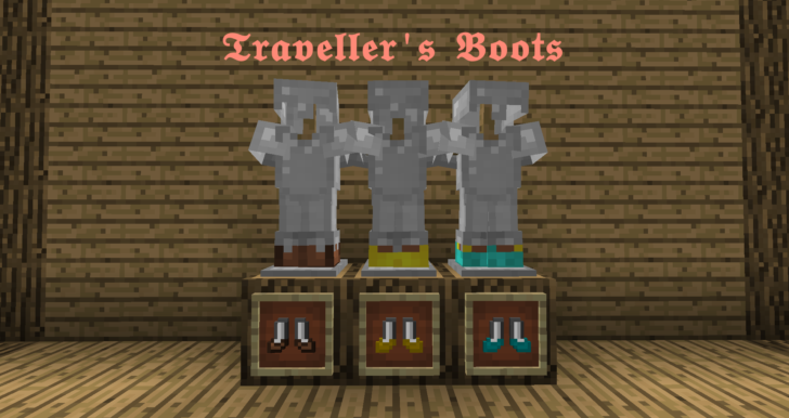 Traveller’s Boots [1.15.2] [1.14.4] (Ботинки путешественника)