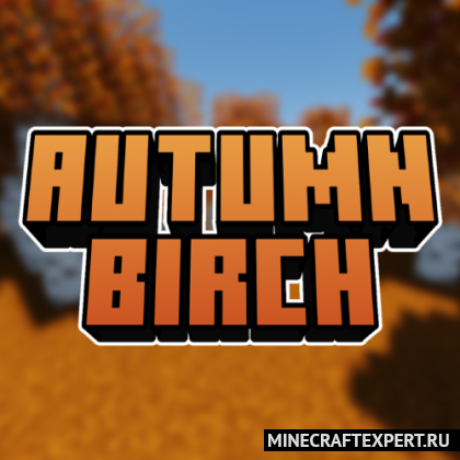 Autumn Birch [1.16.5] (осенний текстур пак)