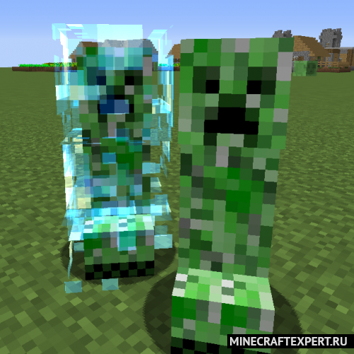 Naturally Charged Creepers [1.19.2] [1.18.2] [1.16.5] [1.12.2] (заряженные криперы)