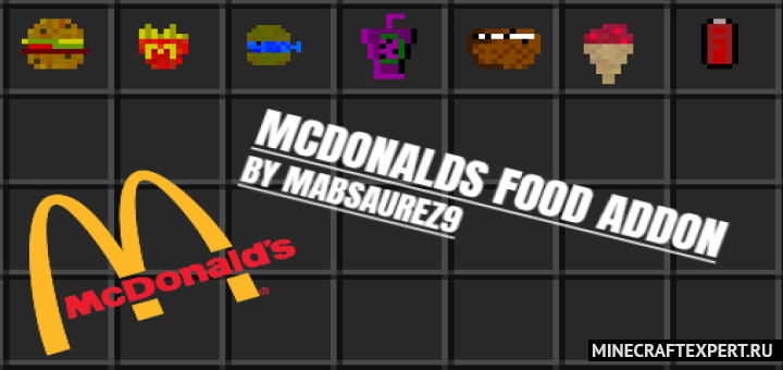 Mcdonalds Food 1.16 (Food From Mcdonald&#8217;s) &#8211; Minecraft Pe Mods on android