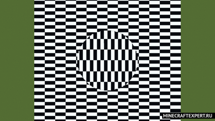 Карта с оптическими иллюзиями в Майнкрафт (35шт) [1.16.5]