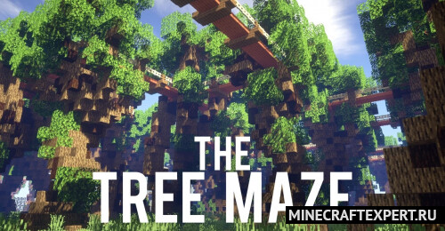 Tree Maze [1.15.2] (Лабиринт из деревьев)