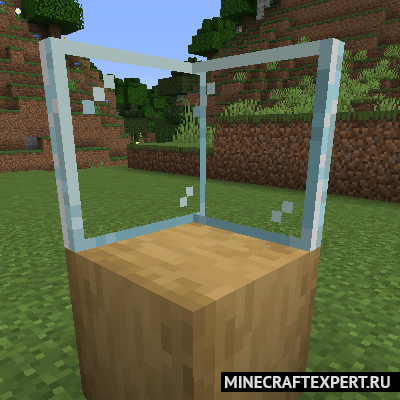 Pane In The Glass [1.18.1] [1.17.1] [1.16.5] [1.15.2] (стеклянные панели)