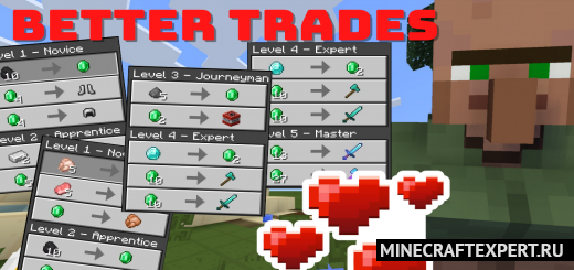 Better Trades 1.16 &#8211; Profitable Trade &#8211; Minecraft Pe Mods on android