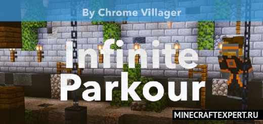 Карта Infinite Parkour [1.18] [1.17] — бесконечный паркур