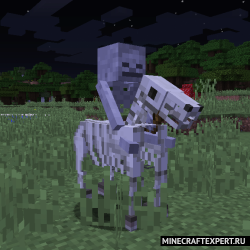 Skeleton Horse Spawn [1.17.1] [1.16.5] [1.15.2] [1.12.2] — лошади-скелеты