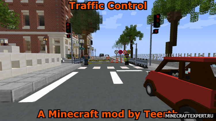 Teerth’s Traffic control + Roads [1.16.5] — Светофоры и знаки