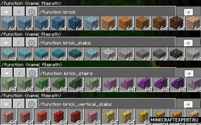 Brick Block Colors [1.17] [1.16] — цветные кирпичи - Моды на Майнкрафт ...