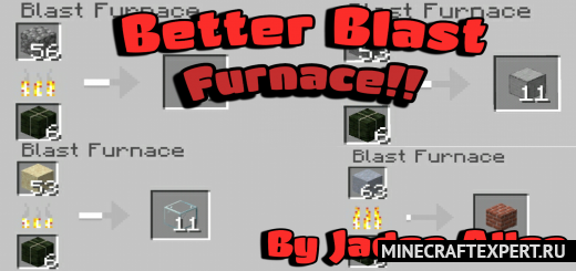 Better Blast Furnace [1.18] — лучшая плавильная печь