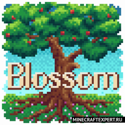 Blossom [1.19.2] [1.18.2] — яблоки на деревьях