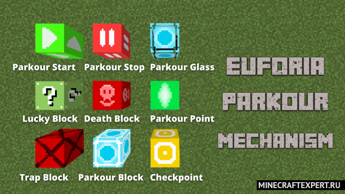 EuForia Parkour Mechanism [1.18] [1.17] [1.16] — механизмы для паркур карты