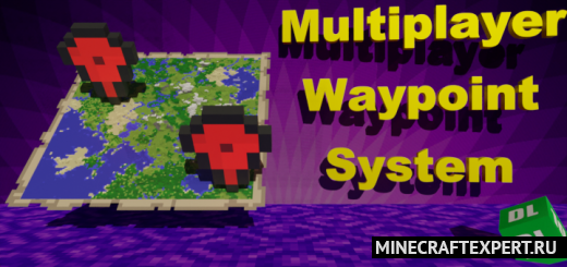 Multiplayer Waypoint System MinecraftPe 1.19.10+ 