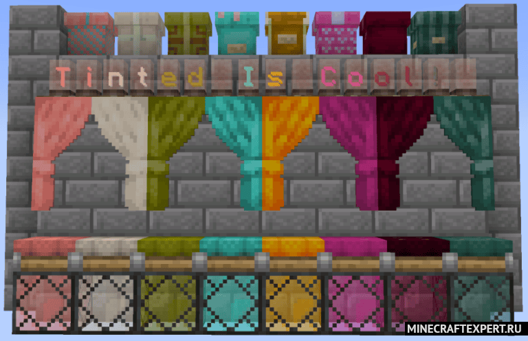 Tinted [1.19.2] — 12 новых цветов - Моды для Майнкрафт