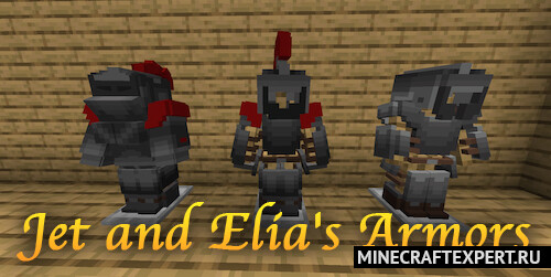 Jet and Elia’s Armors [1.20.1] [1.19.2] [1.18.2] — коллекция трехмерной брони