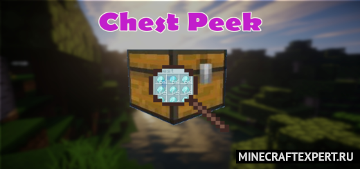 Chest Peek [1.20] [1.19] — быстрый просмотр содержимого блока