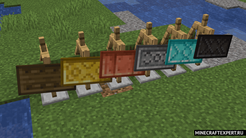 Fin’s Extra Shields [1.19.4] — новые ванильные щиты - Моды для Майнкрафт